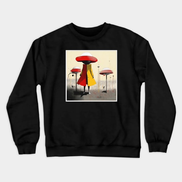 greed and fear ecosystem Crewneck Sweatshirt by yzbn_king